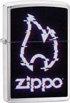 Aansteker Zippo Logo + Flame