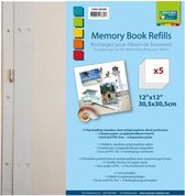Vaessen Creative Memory book Navulling - 30,5x30,5cm - 5stuks