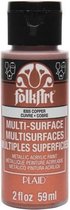 Multi-surface Acrylverf - 6305 Copper - Folkart - 59 ml