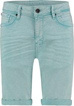 Purewhite -  Heren Slim Fit    Korte Broek  - Groen - Maat 30