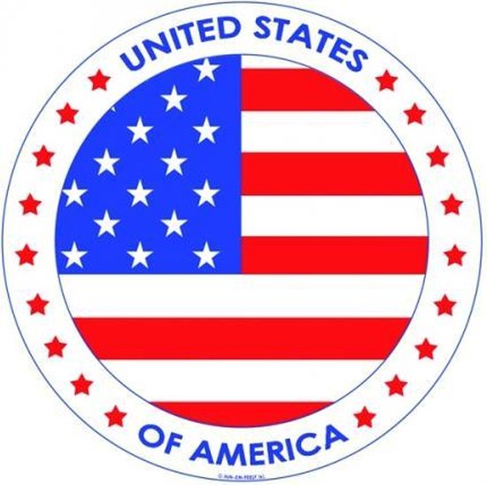 100x tapis de bière impression de thème USA / Amérique - drapeau américain  sous-verres... | bol.com