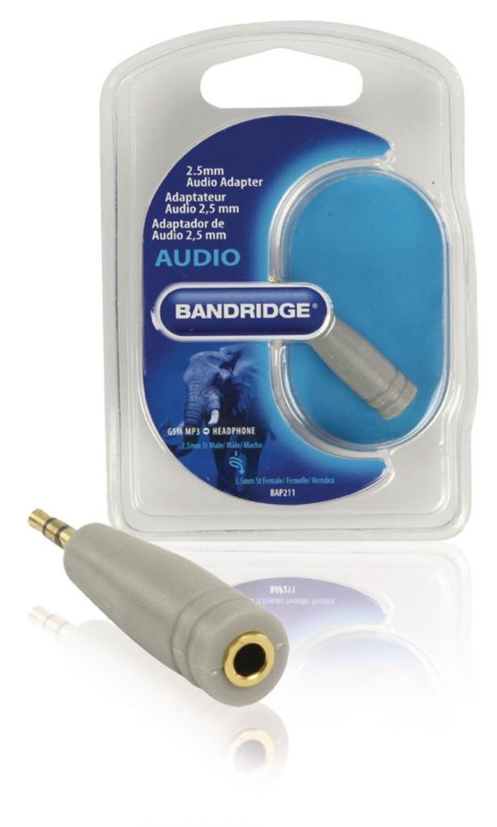 Cable Adaptateur Audio Jack 2.5 mm Male Vers 3.5 mm Femelle MP3