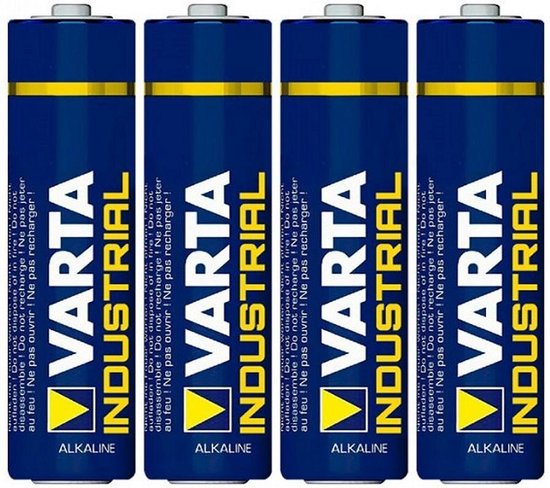 Varta - Varta Industrial AA Alkaline Batterijen 4 Stuks - 30 Dagen Niet  Goed Geld Terug | bol.com