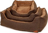 51Degrees North Herringbone Hondenmand - Bruin - S 50 x 40 cm