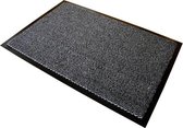Floortex deurmat Dust Control formaat 60 x 90 cm grijs