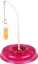 Flamingo - Kattenspeelgoed Tibo circuit - Roze - 27.5 x 27.5 x 38 cm