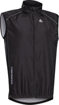 WINDVEST MOUWLOOS LIGHTWEIGHT 3 ZAKKEN ZWART 3XL