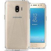 FONU Siliconen Backcase Hoesje Samsung Galaxy J4 (SM-J400) - Transparant
