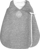 Babyslaapzak 0 tot 3 maanden - Grijs - Honinggraat Patroon - 100% Katoen - OEKO-TEX® Gecertificeerd