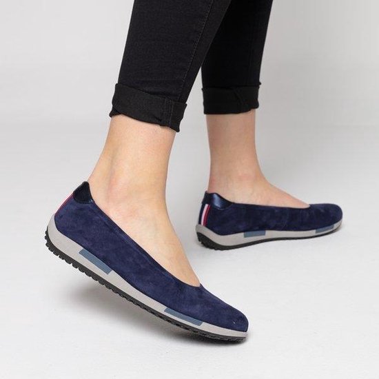 bol.com | Gabor Comfort ballerina's blauw - Maat 40