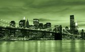 Fotobehang Vlies | New York | Groen | 368x254cm (bxh)