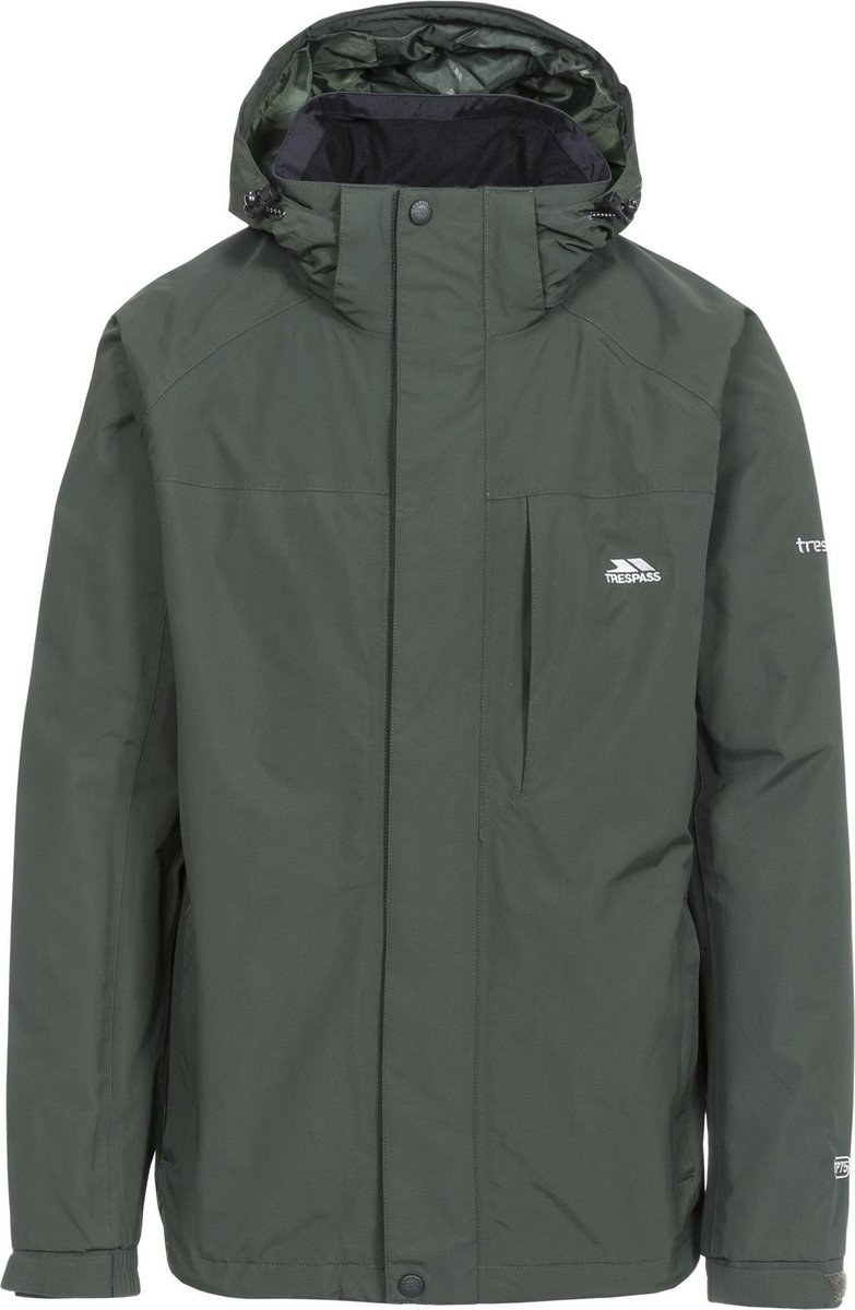 Trespass regenjas Edwards II Herenjas TP75 Zwart