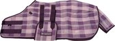 Kensington T Vliegendeken Plum Ice Plaid 122 cm