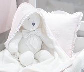 Roze Royal Monogram Baby Badcape
