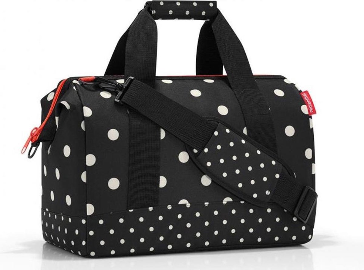 Reisenthel Allrounder M Reistas Sporttas - Maat M - 18L - Mixed Dots Zwart