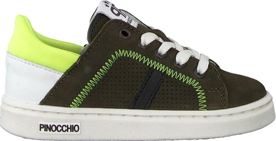 Pinocchio Jongens Lage sneakers P1232 - Groen - Maat 27 | bol.com