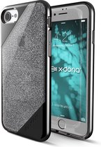 X-Doria Revel lux cover glitter - zwart - geschikt voor iPhone SE 2020/2022 en 7/8