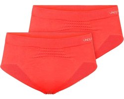 Underun Vrouwen Slip Duo Pack Oranje/Oranje - Hardloopondergoed - Sportondergoed - L