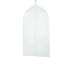 Compactor kledinghoes 'milky' transparant medium - Wit