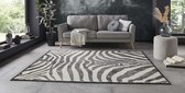 Vloerkleed zebra - zwart/wit 180x260 cm
