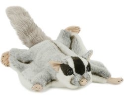 Semo Knuffel vliegende eekhoorn - 28 cm - pluche - knuffeldier - Eekhoorns bosdieren knuffels - speelgoed