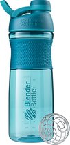 BlenderBottle Sports Mixer Twist Cap Shaker Cup Transparent SEA BLUE