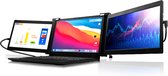 Lipa HDR-70 Dual Portable monitor Full HD - Extra beeldscherm laptop - Extra beeldscherm primaire monitor - 2x 11.6 inch scherm - Tri-screen- Triple monitor - Voor schermen tussen 13.3 en 16.1 inch - 60 Hz - HDR en IPS - Usb C en HDMI - Energiezuinig