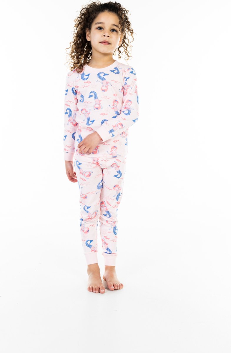Zeemeerminnen pyjama Roze