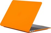 Mobigear - Laptophoes geschikt voor Apple MacBook Pro 15 Inch (2016-2019) Hoes Hardshell Laptopcover MacBook Case | Mobigear Matte - Oranje - Model A1707 / A1990