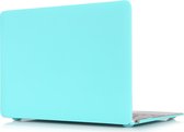 Mobigear Laptophoes geschikt voor Apple MacBook 12 Inch (2015-2017) Hoes Hardshell Laptopcover MacBook Case | Mobigear Matte - Turquoise - Model A1534