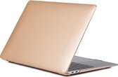 Mobigear Laptophoes geschikt voor Apple MacBook Air 13 Inch (2018-2020) Hoes Hardshell Laptopcover MacBook Case | Mobigear Metallic - Goud - Model A1932 / A2179 / A2337