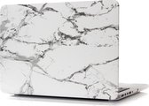 Mobigear Laptophoes geschikt voor Apple MacBook Pro 15 Inch (2012-2015) Hoes Hardshell Laptopcover MacBook Case | Mobigear Marble - Wit - Model A1398