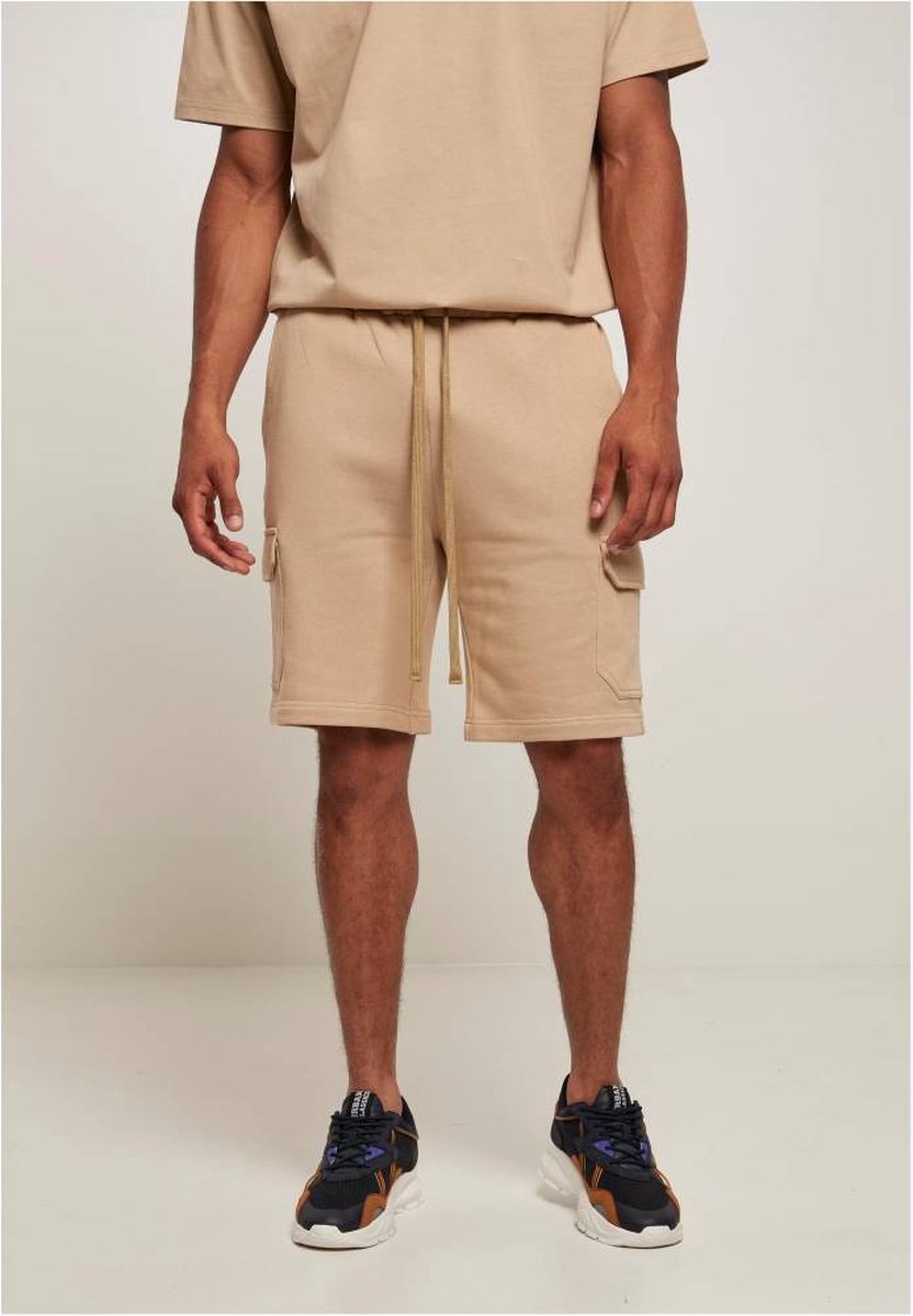 Urban Classics Organic Cargo Sweat Korte broek M Beige