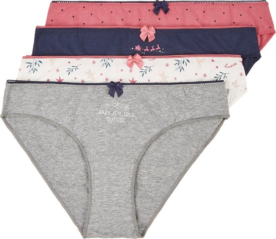 Happy Shorts Noël Culottes Femmes Pack de 4 D685 - 36