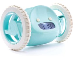 Clocky - Alarm Klok op Wielen - Lichtblauw - CL-BLUE
