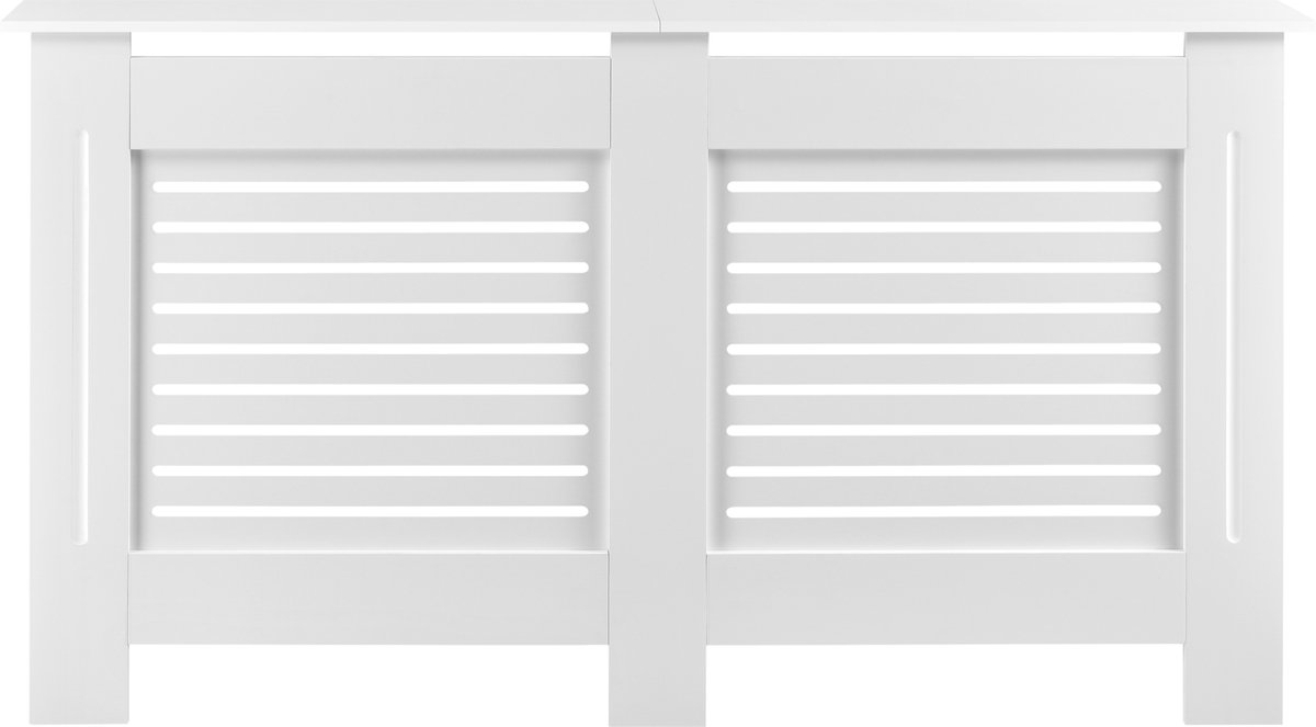 Radiatoromkasting radiatorombouw MDF wit 172x19x82 cm