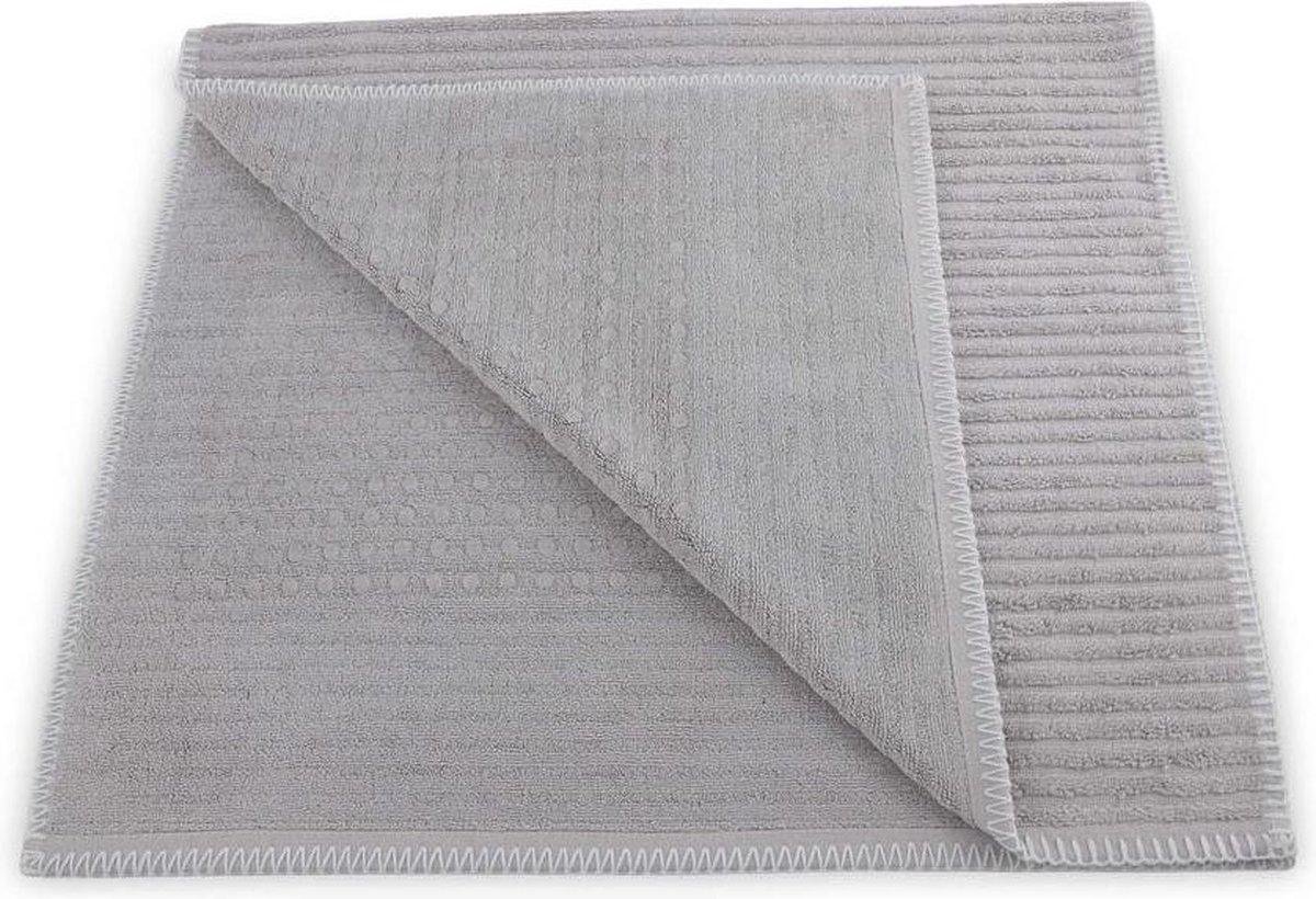 Heckett & Lane bamboo badmat grijs - 60x100 - zachte touch - luxe uitstraling