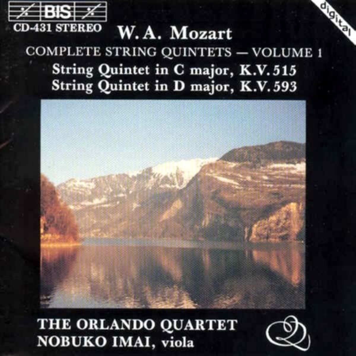 Nobuko Imai, The Orlando Quartet Mozart The Complete String Quintets