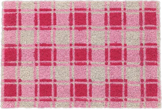 HOMELEVEL kokos deurmat met print - Voor binnen en buiten - Met antislip PVC onderkant - 40 x 60 cm - Bloemenprint HOMELEVEL kokos deurmat met print - Voor binnen en buiten - Met antislip PVC onderkant - 40 x 60 cm - Bloemenprint