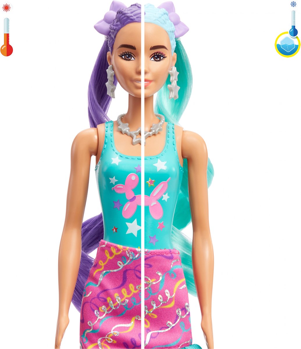 Bol.com Barbie Color Reveal - Ultimate Reveal Hair Feature 3 aanbieding