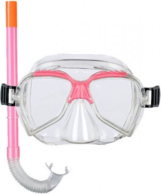 BECO kinder snorkelset ARI - roze - 4+ jaar