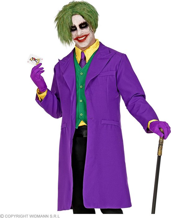 mooi geboorte Vruchtbaar Widmann - Joker Kostuum - Niet Zo Serieuze Joker Jas Paars - Man - paars -  XL -... | bol.com