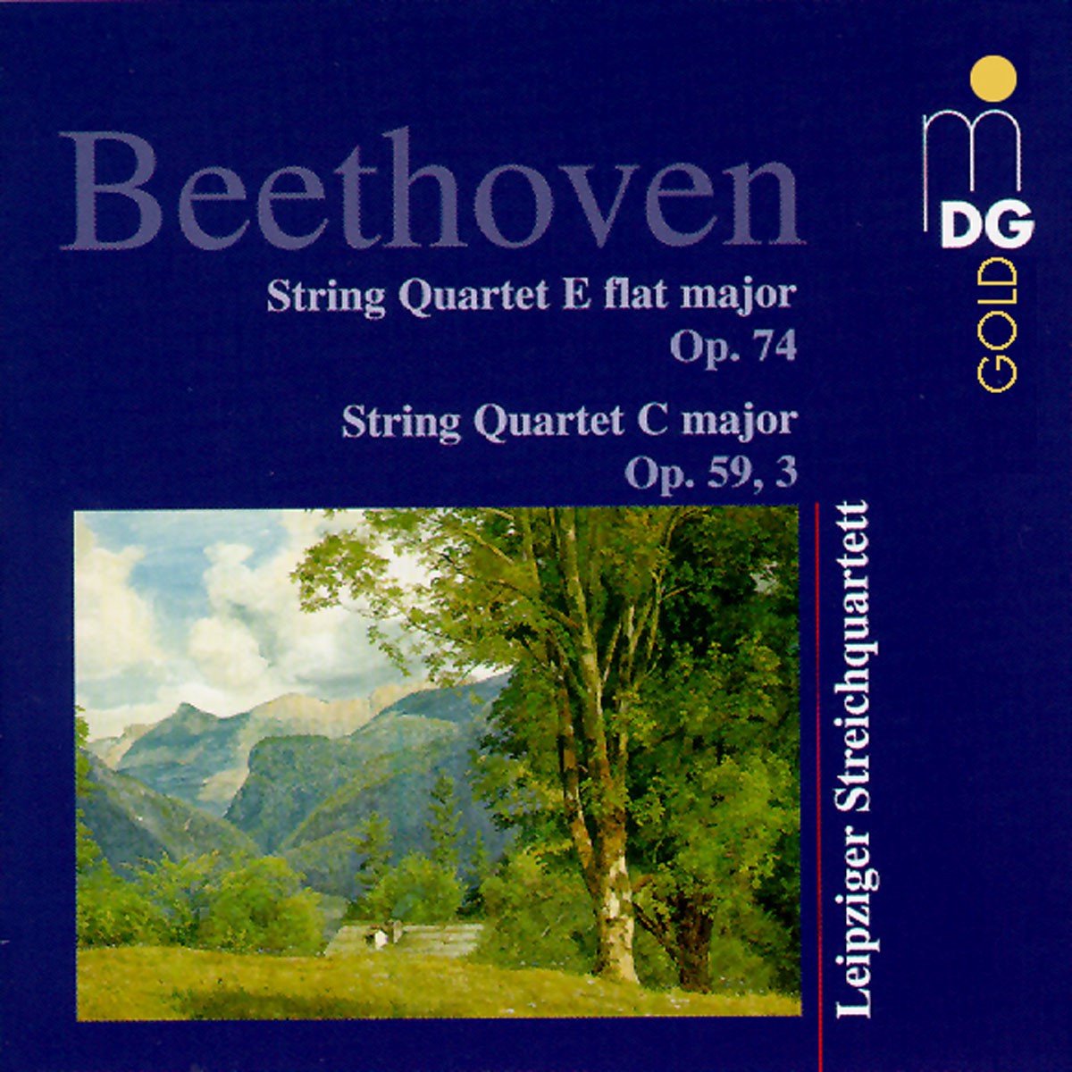Leipziger Streichquartett - Beethoven: String Quartet E Flat Major Op. 74 | String Quartet C Major Op. 59, 3 (CD)