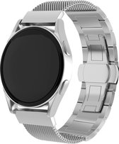 Luxe staal / Milanees smartwatch bandje - geschikt voor Huawei Watch GT 2 Pro / GT 2 46mm / GT 3 46mm / GT 3 Pro 46mm / GT Runner / Watch 3 / Watch 3 Pro - zilver