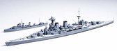 Tamiya British Battle Cruiser Hood & Tamiya E Class Destroyer Battle of the Denmark Strait + Ammo by Mig glue