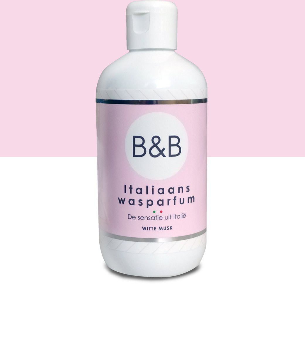 B&B Italiaans Wasparfum Voordeelpakket 3 geuren 250ML : Witte Musk, Katoen Bloem en Lotus Diamant.