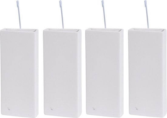 Foto: 4x witte verwarming waterverdamper 20 cm waterverdampers voor de verwarming luchtvochtigheid verhogen