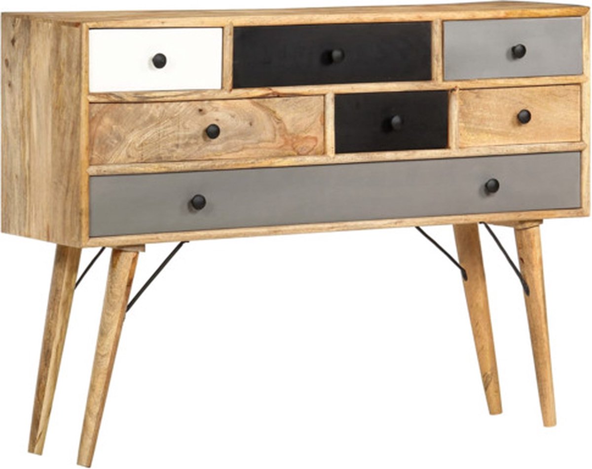 vidaXL - Dressoir - 110x30x82 - cm - massief - mangohout