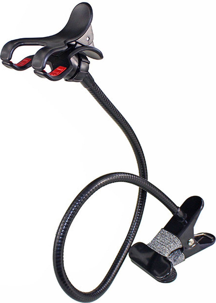 Support Téléphone Flexible à Pince - Pour Lit, Canapé, Bureau, Voiture (bras Long Réglable)