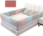 Magnificos - bedrand - bedhekje - bedrail - baby bed bumper - roze - 50 cm - 1 stuk